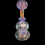 Thumbnail: (TEDROWGLASS) COLOR NECK BUBBLER W/ SWITCHBACKS (PURPLE)