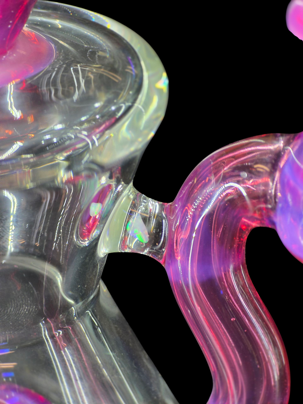 Thumbnail: (TEDROW GLASS) JAMMER W/ OPAL (14mm)