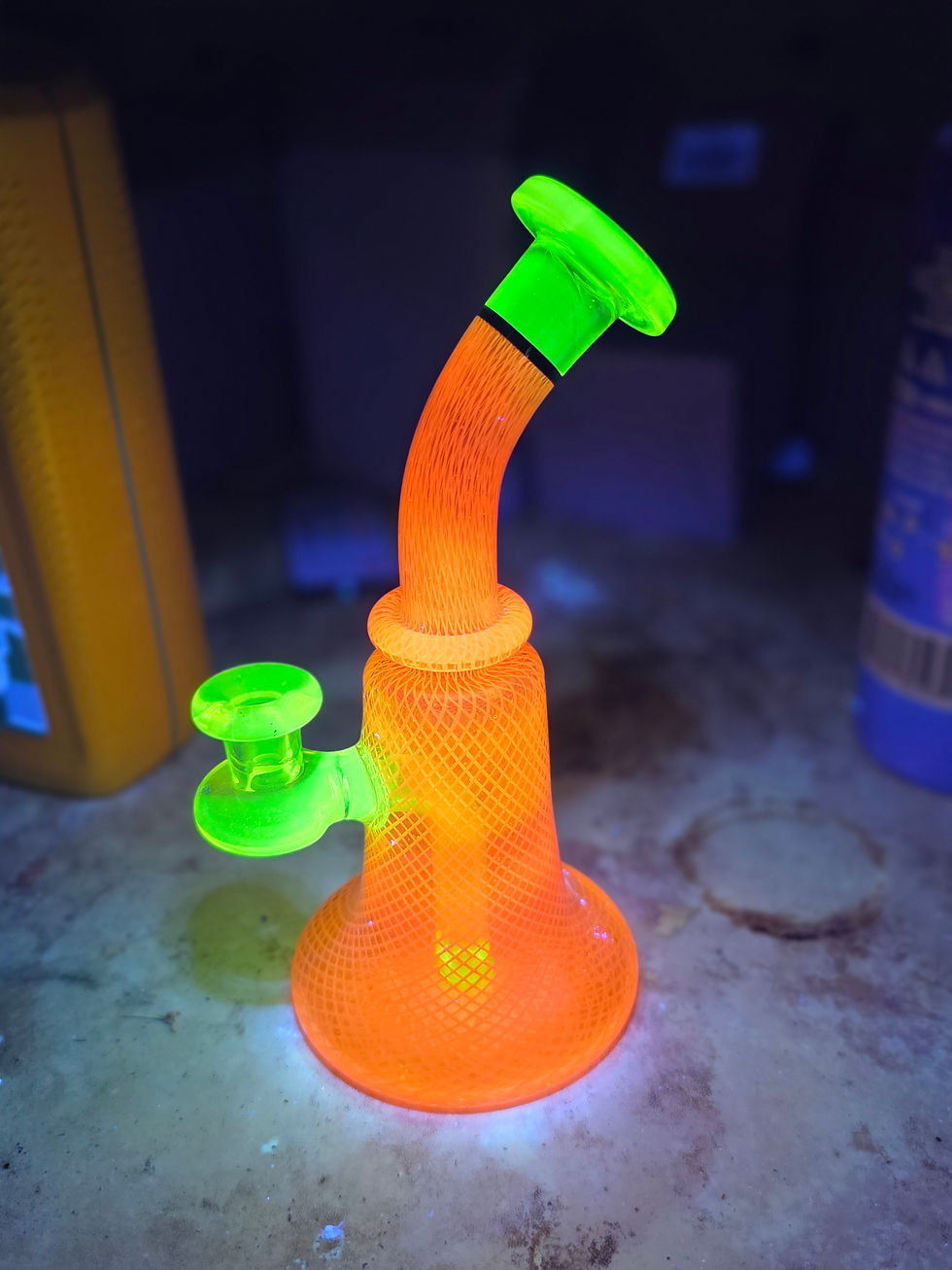 Thumbnail: (DAVE MAN GLASS) (UV) BUBBLE TRAP • JAMMER 