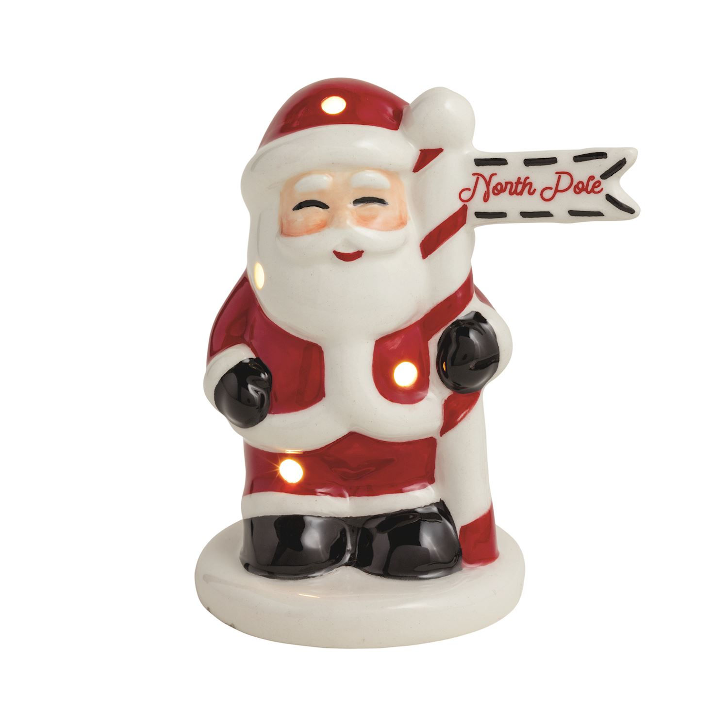 Santa Light-Up Sitter - MudPie