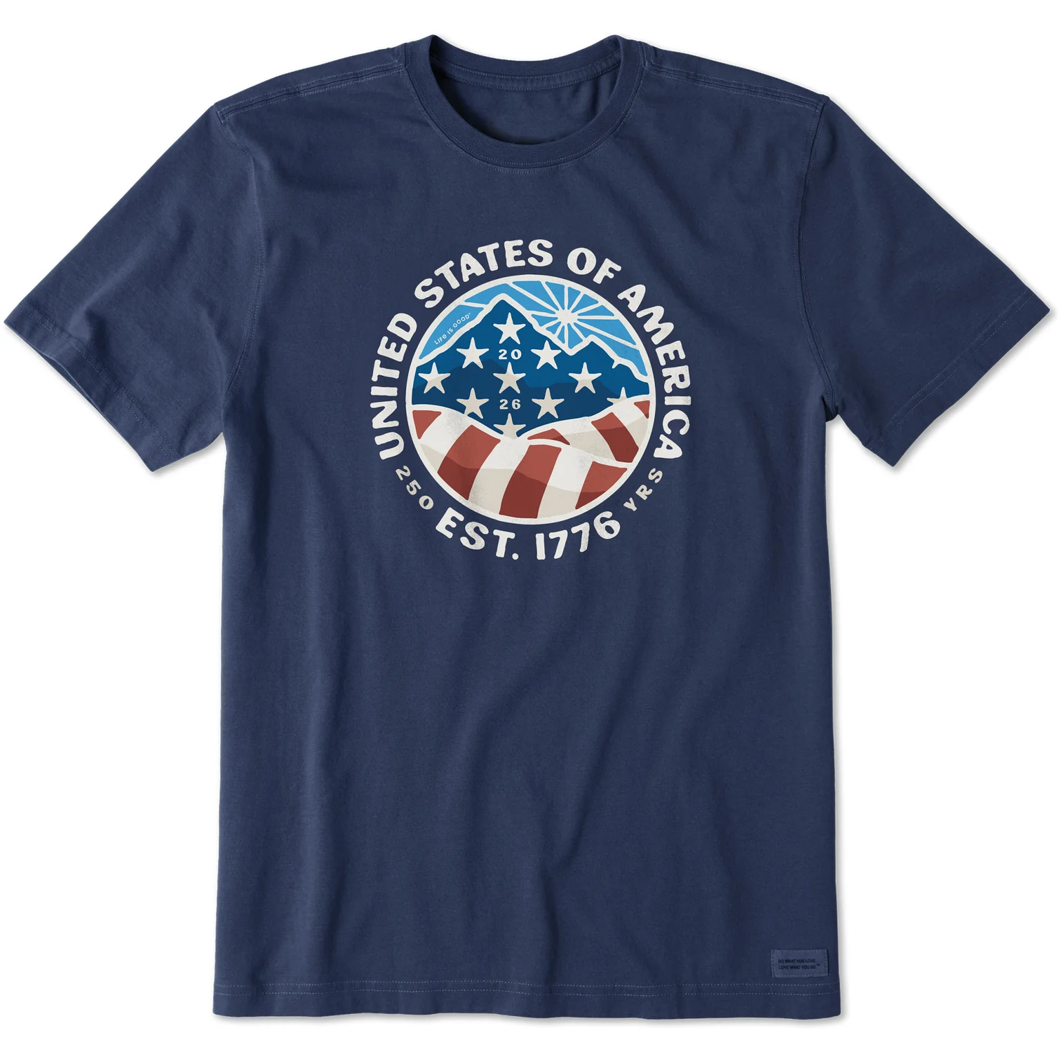 USA Est. 1776 Short Sleeve Tee - Life is Good