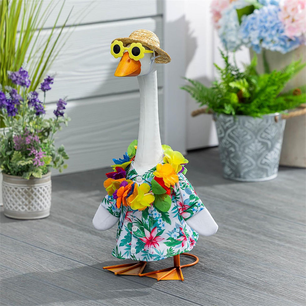 Thumbnail: Hawaiian Vacation Porch Goose Outfit