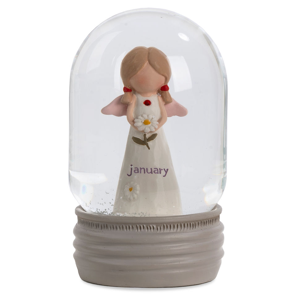 Thumbnail: Birthstone Angel Snow Globe