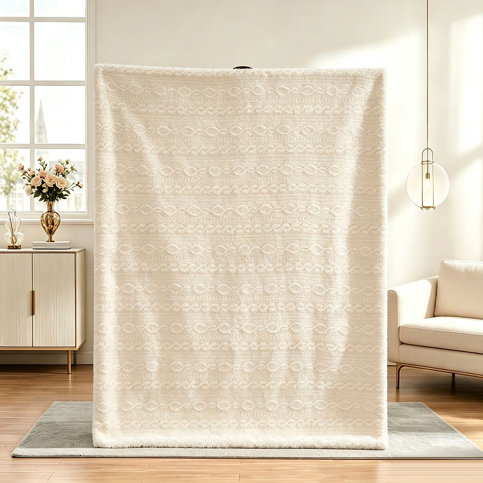 Thumbnail: Egret White 50" x 60" Throw Blanket