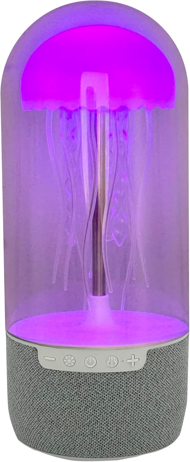 Thumbnail: Color Changing LED Jellyfish Mood Lamp with Bluetooth Speaker
