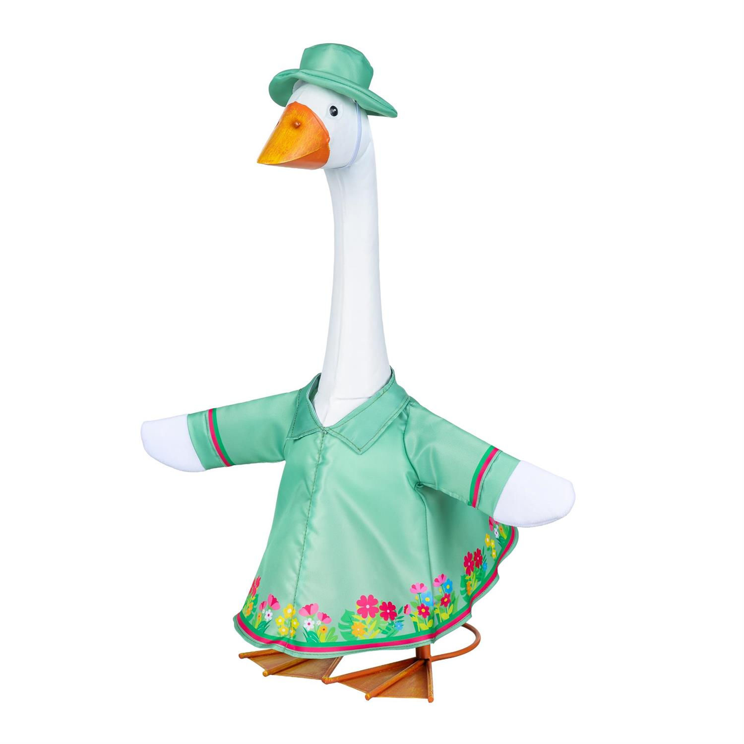Mint Garden Porch Goose Outfit