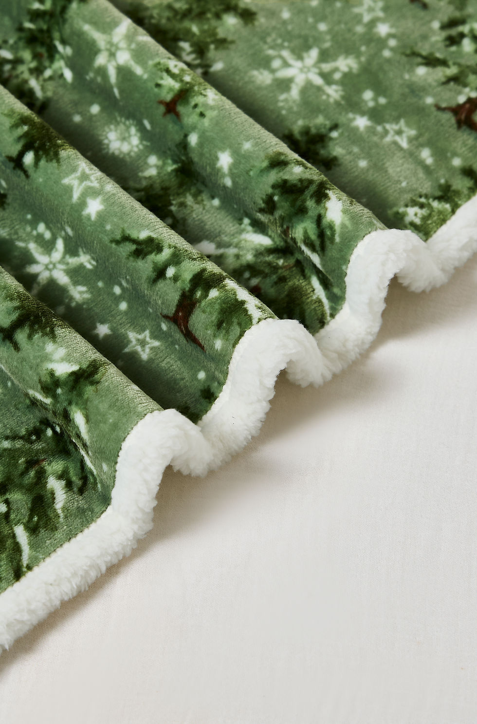 Thumbnail: Snowy Trees 50" x 60" Throw Blanket