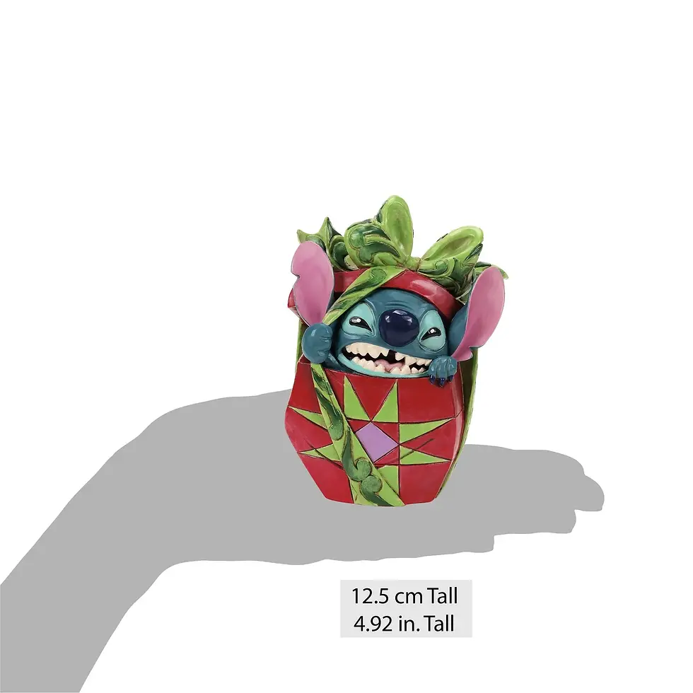 Thumbnail: Stitch Tearing Present - Jim Shore Disney Traditions Collection