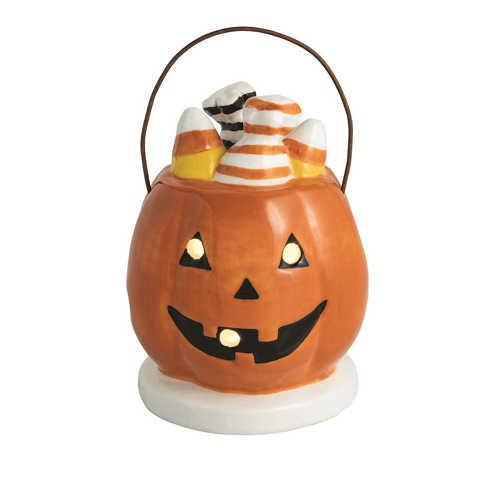 Pumpkin Basket Light-up Sitter