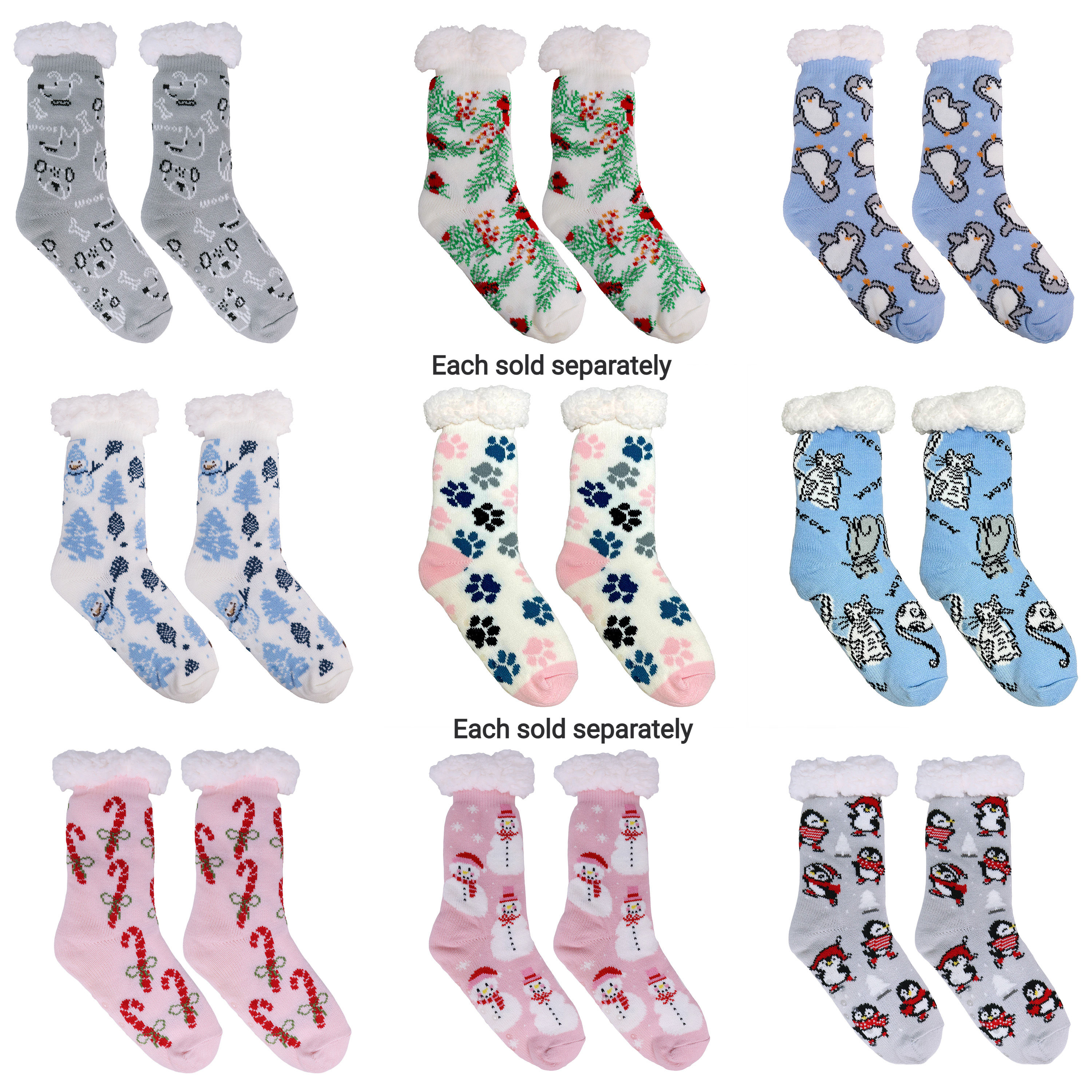 Vivid Holiday Thermal Slipper Socks