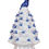 Thumbnail: 7.5” Iridescent White Ceramic Tree with Blue Bird Bulb