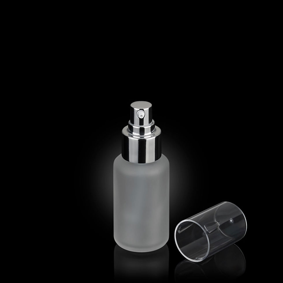 Thumbnail: 50ml Glass Lotion Pump Bottle Skincare Containers