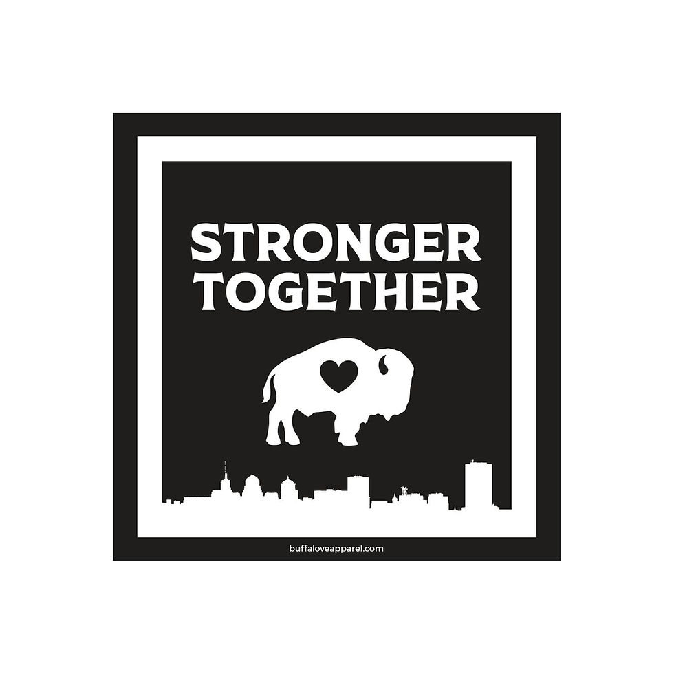 Stronger Together Sticker Buffaloveapparel stronger-together-sticker-buffaloveapparel