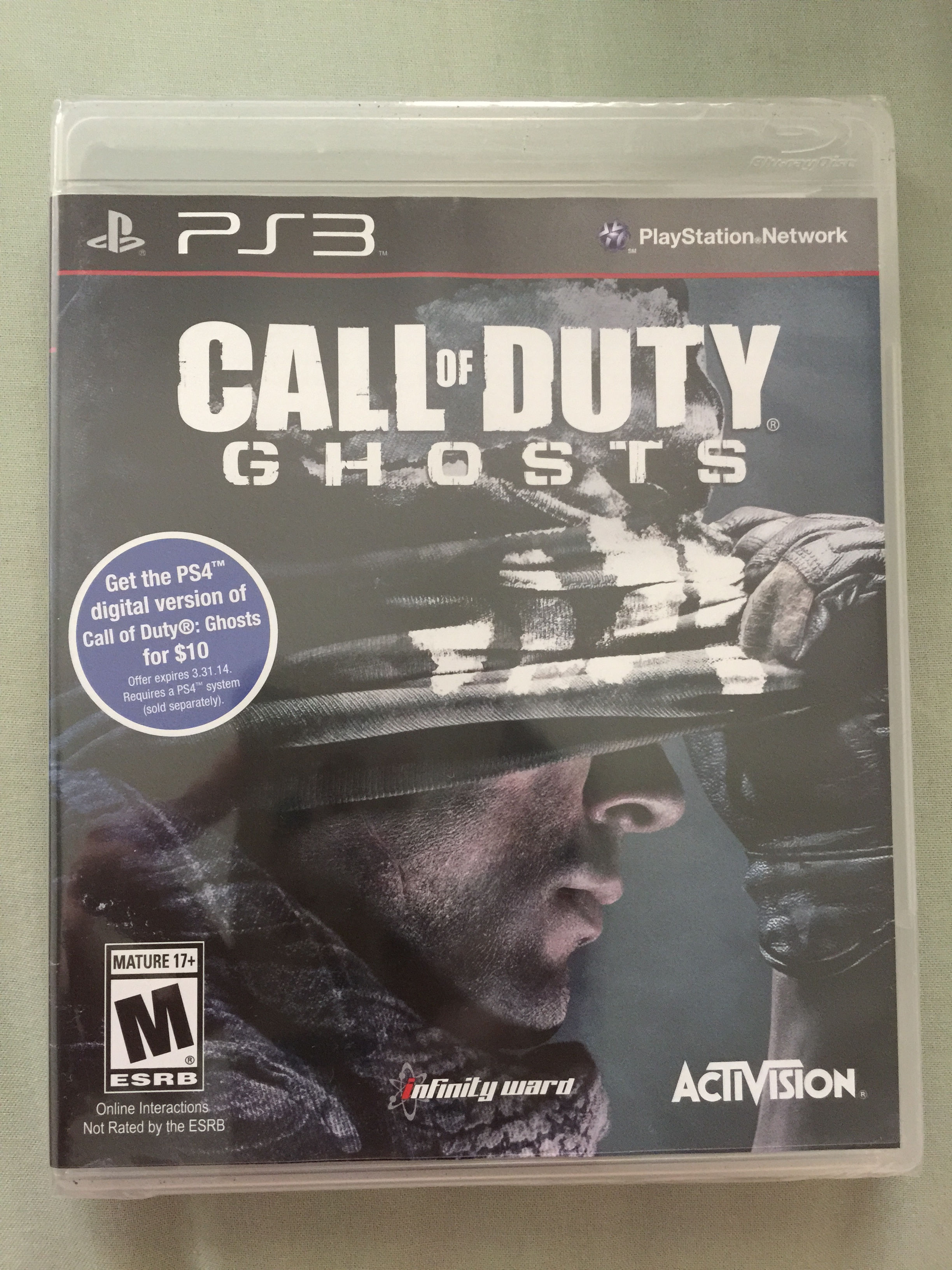 Call of Duty: Ghosts for PS3 (new & sealed)