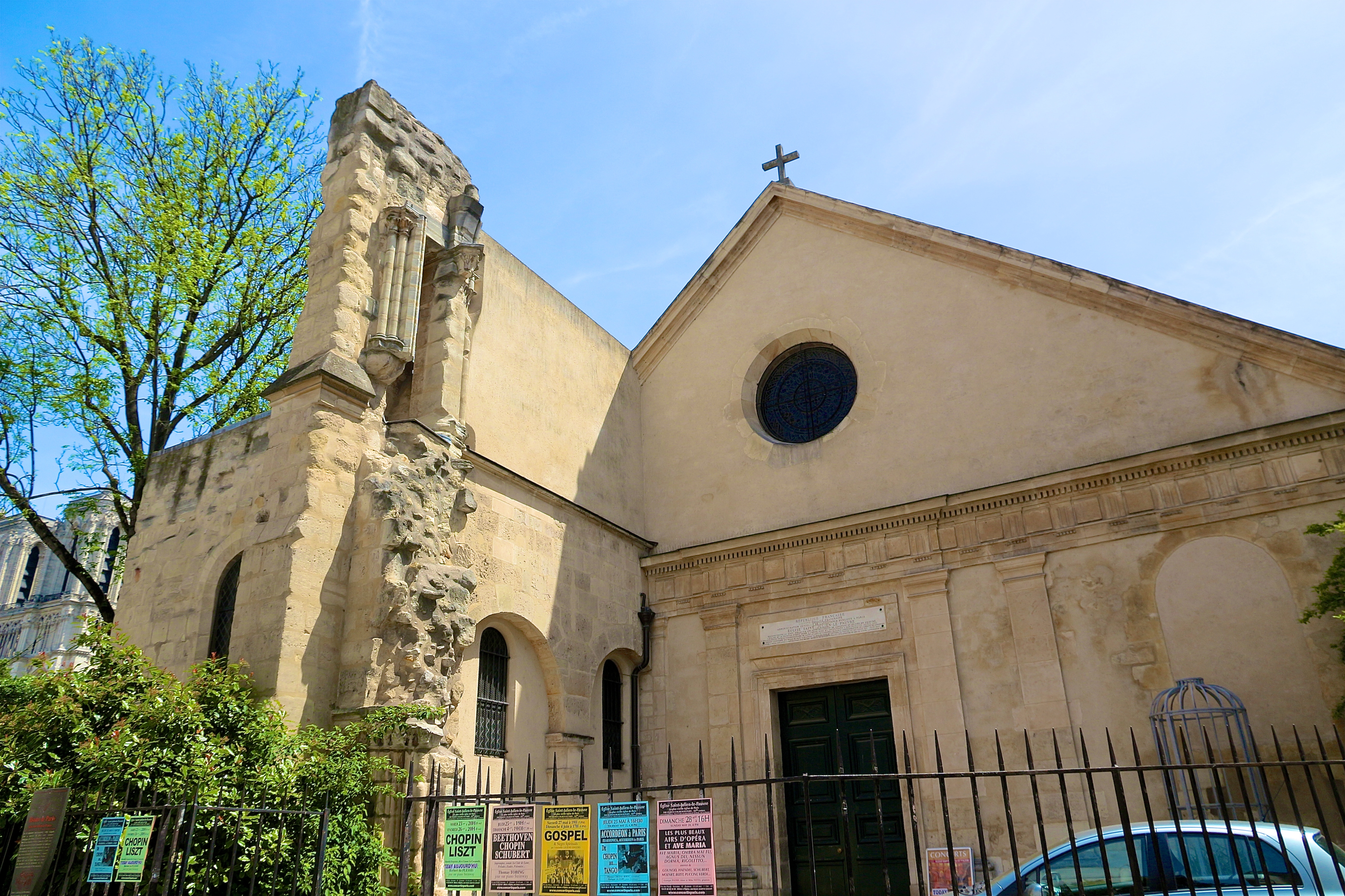 l'église Saint-Julien-le-Pauvre