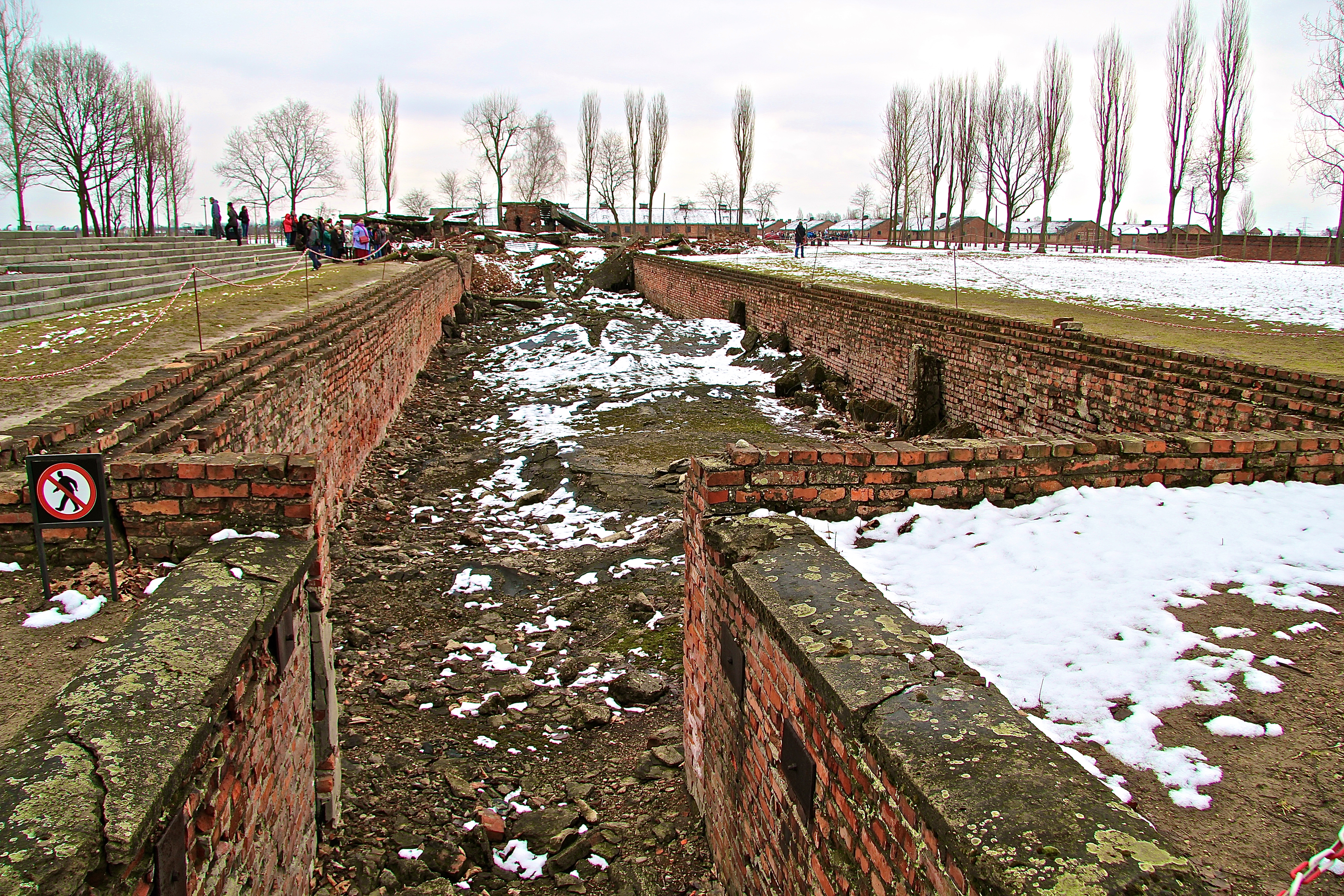 Birkenau, les chambres à gaz
