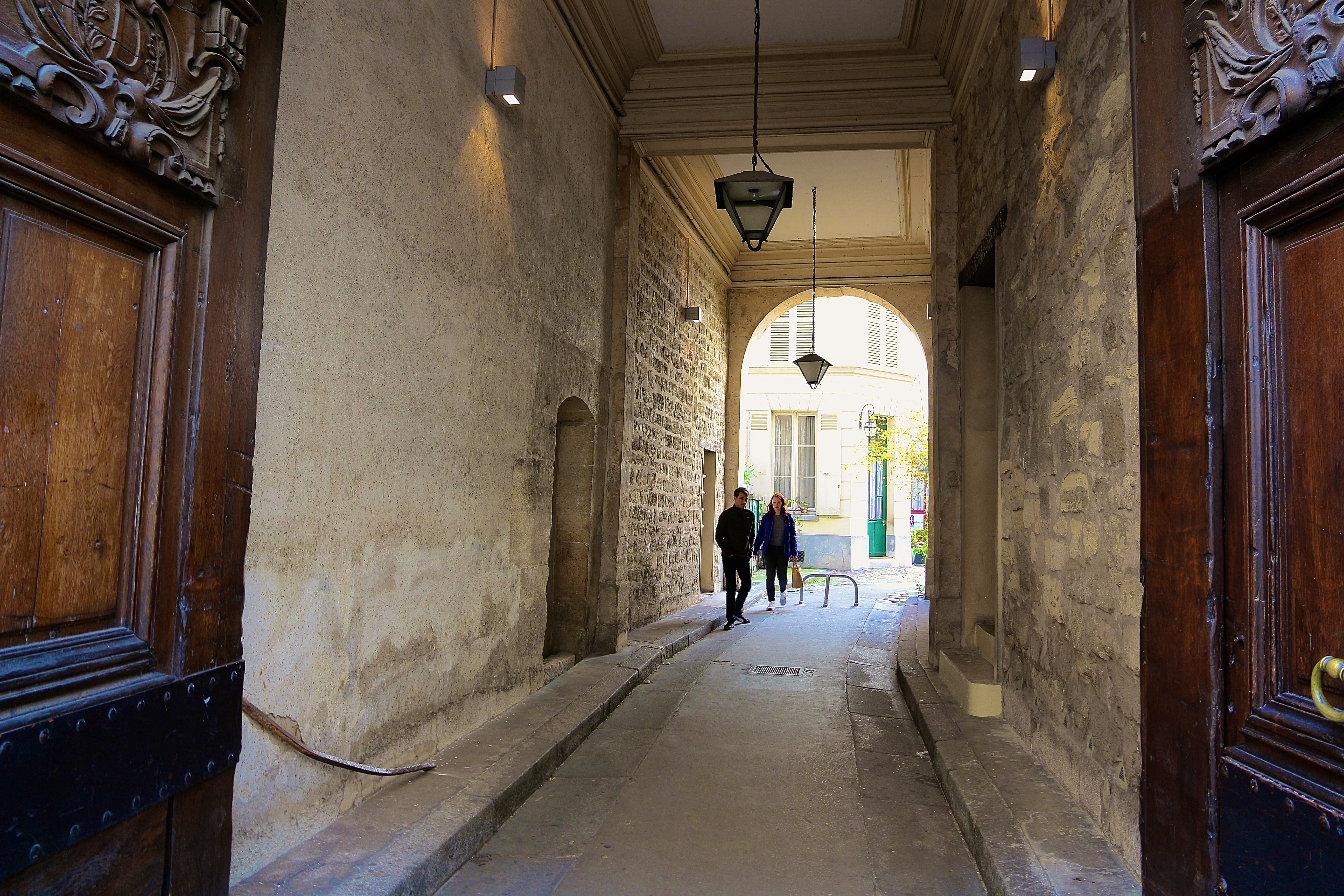 un porche d'entrée