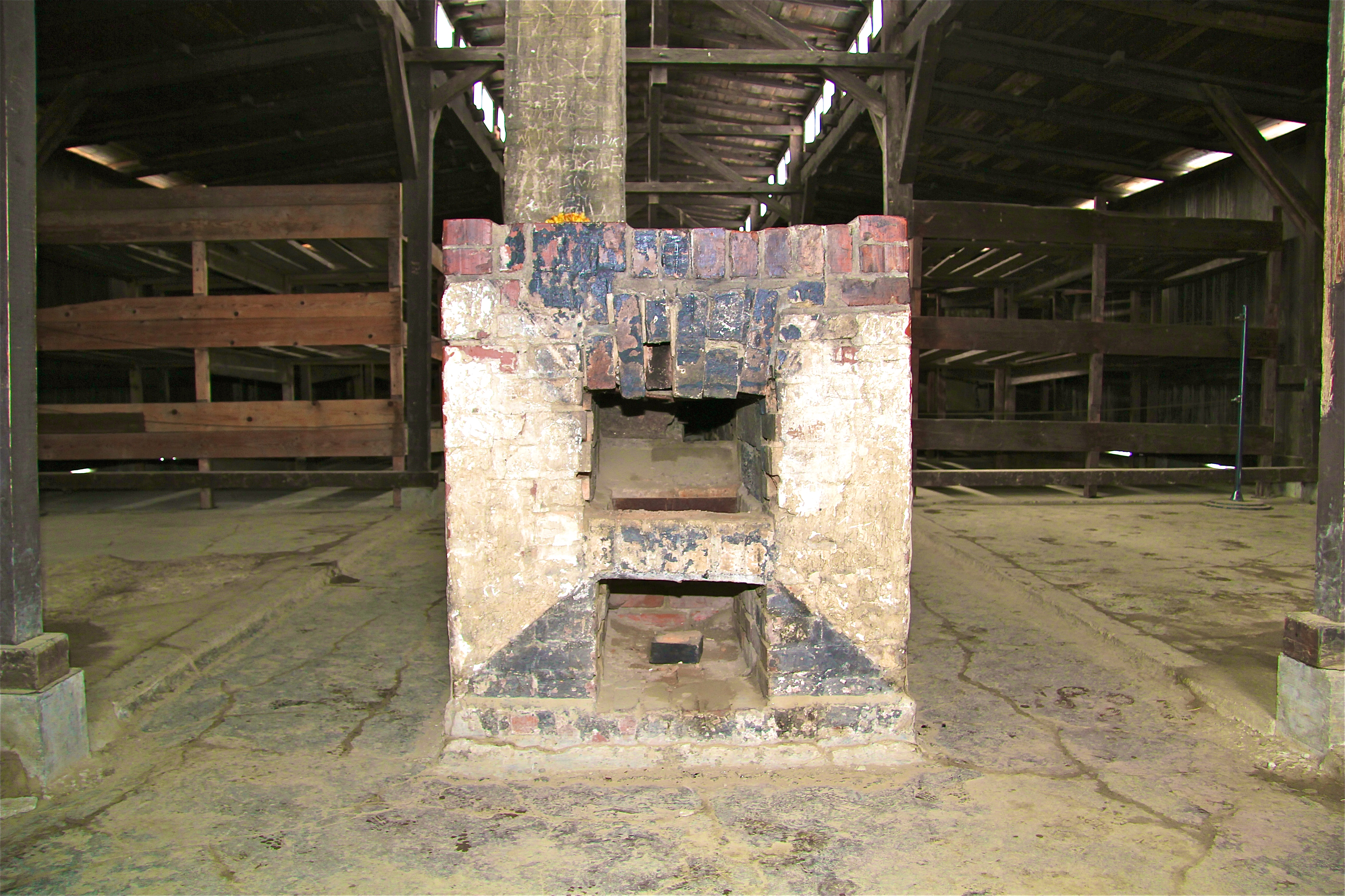 Birkenau, les baraques des hommes