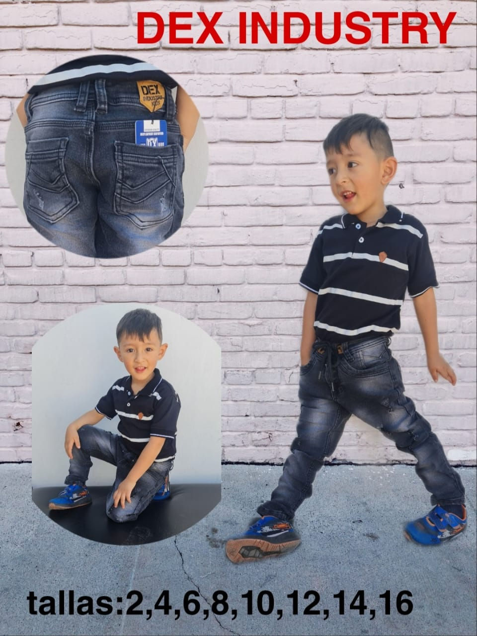 Jeans para niños y jovenes 