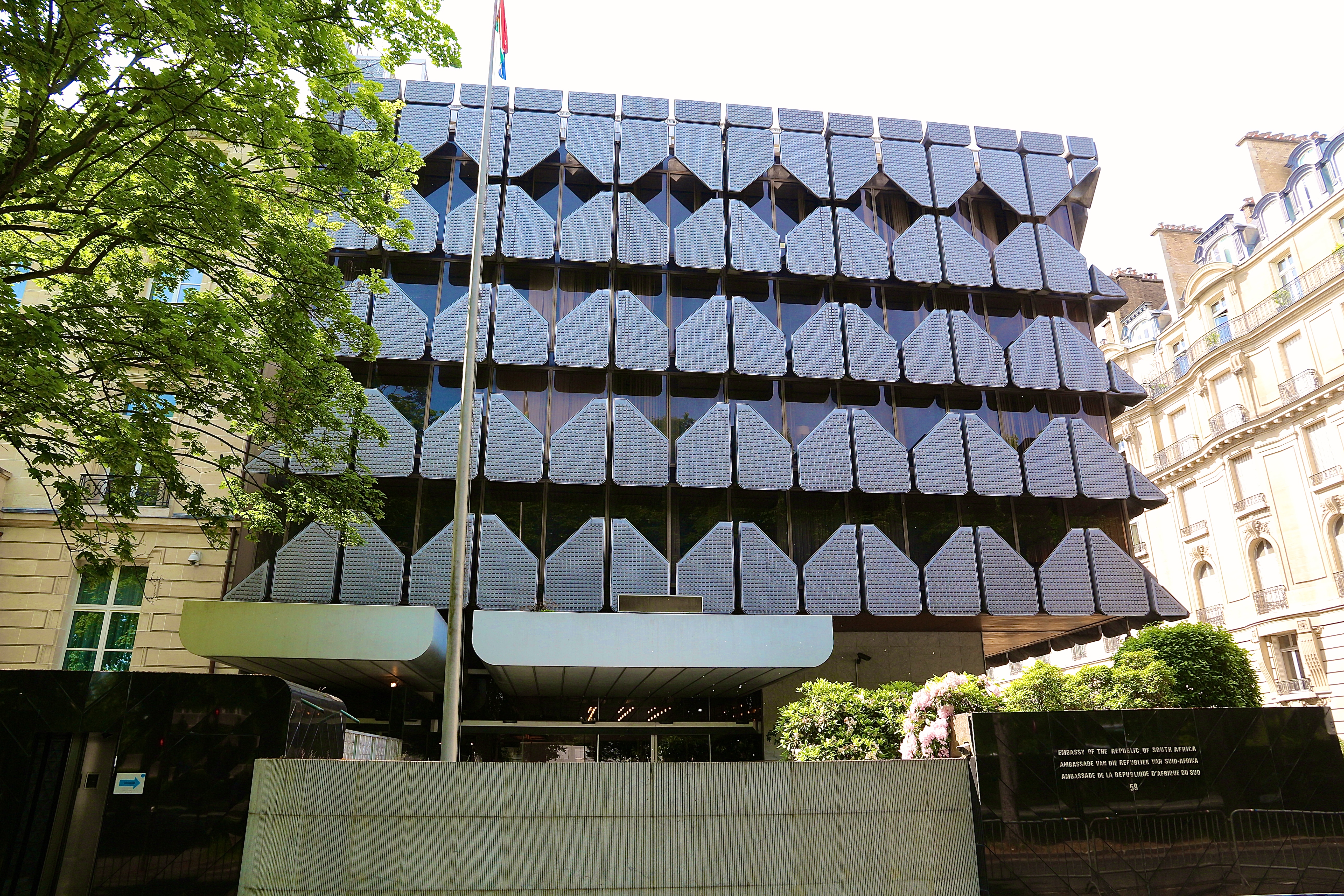 l'ambassade d'Afrique du Sud