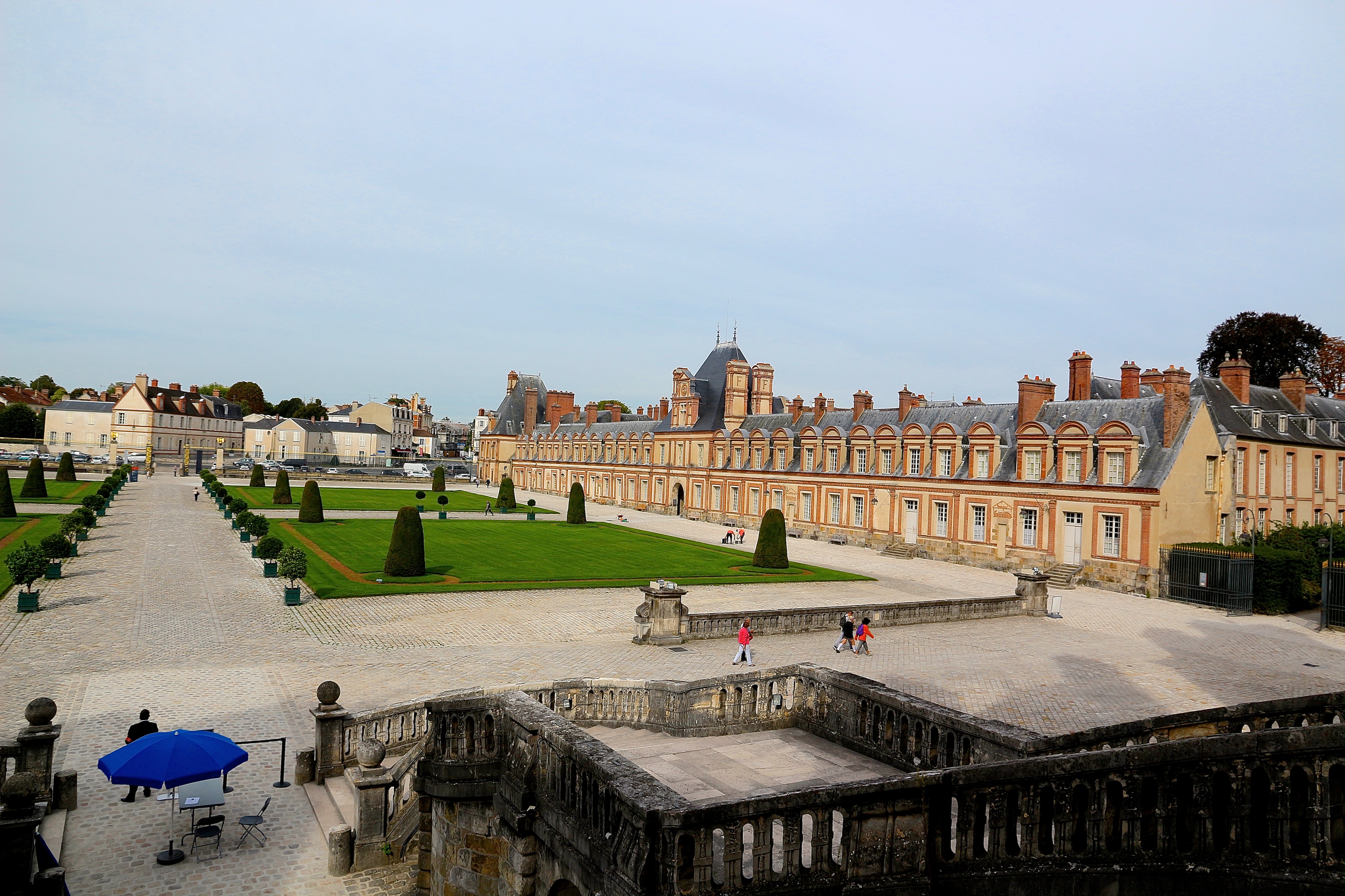 la cour du Cheval Blanc