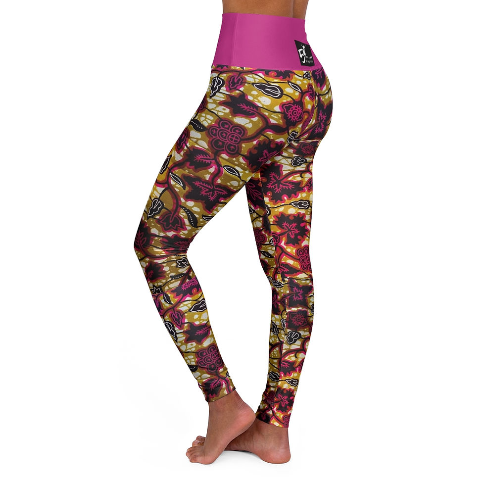 Thumbnail: High Waisted Ankara Leggings 