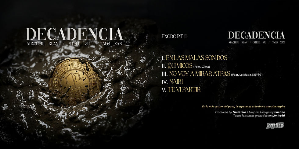 Apacheri Klan desciende a la realidad: "Éxodo, pt. II: Decadencia", el crudo epílogo de la vida rápida