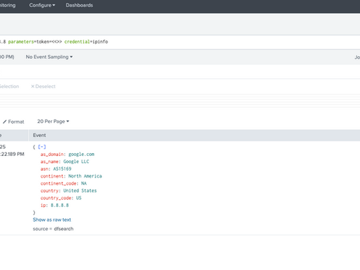 Integrate Splunk® and IPInfo