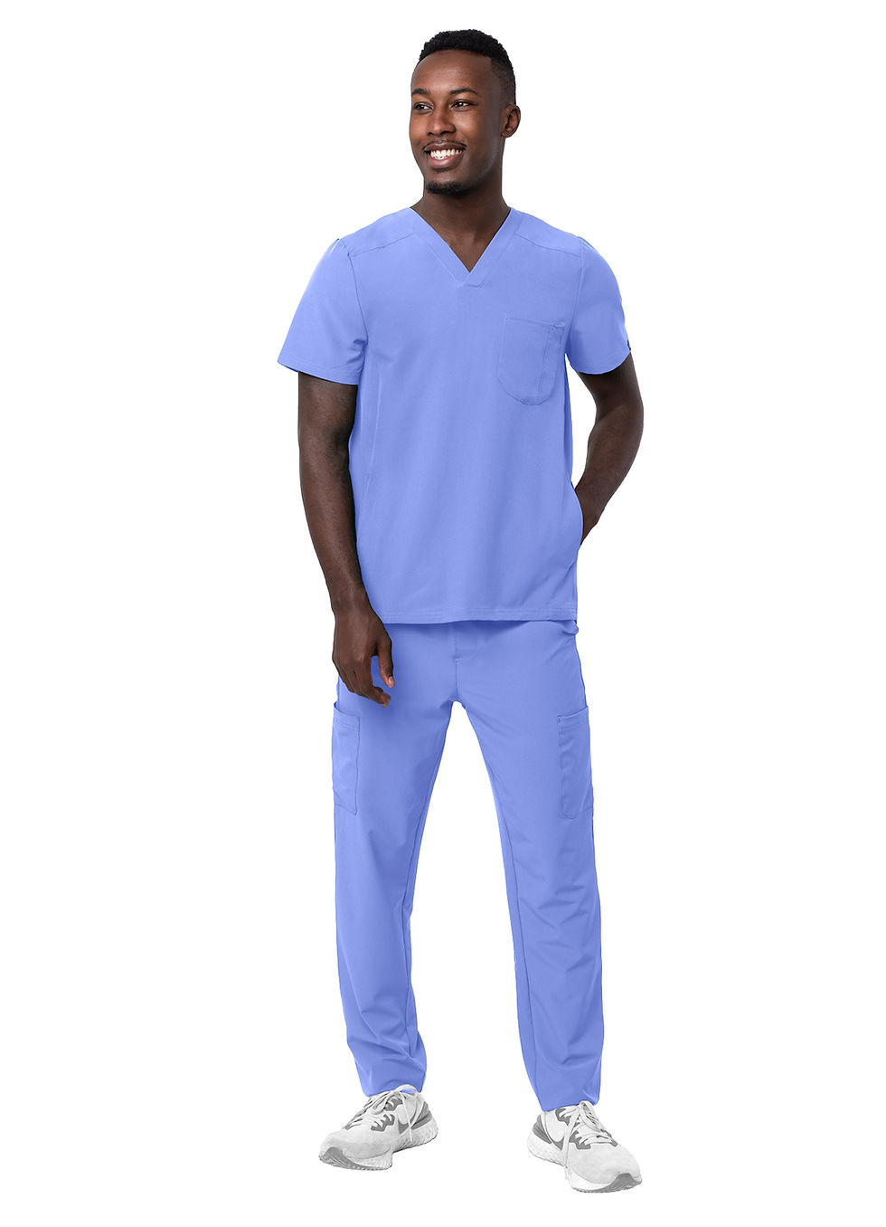 MCHS-DN MEN'S SLIM FIT SCRUB SET