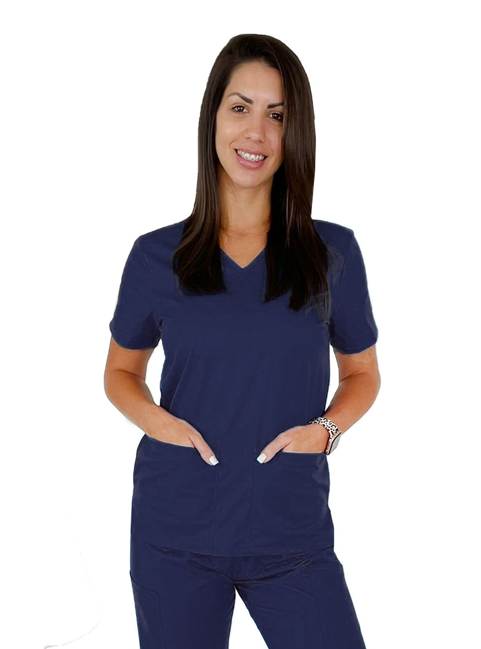 CLHS WOMEN'S MODERN SCRUB TOP