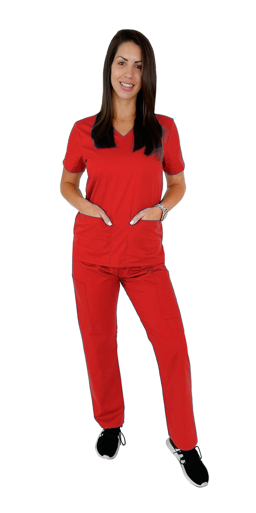 NMBH WOMEN'S MODERN SCRUB SET