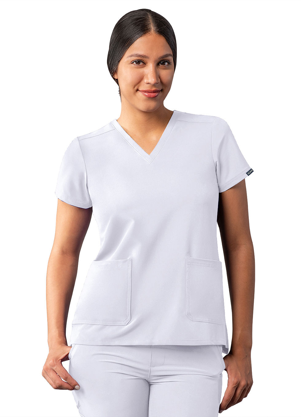 AMHS WOMEN'S SLIM FIT SCRUB TOP