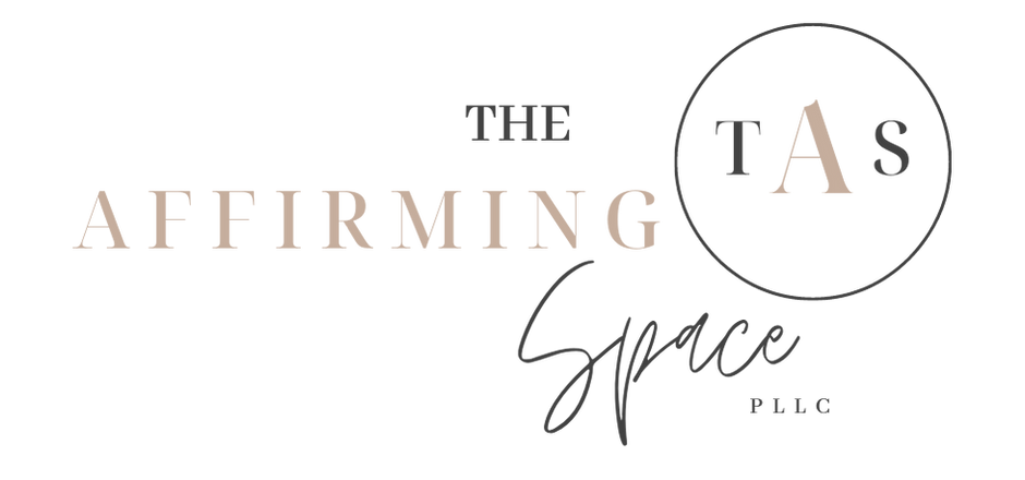 Logo of The Affirming Space, an inclusive online counseling practice offering mental health services for individuals.