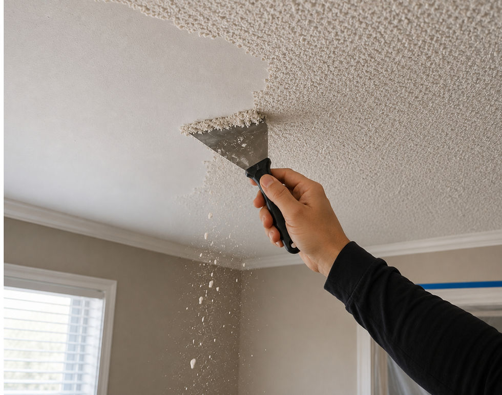 Ceiling Popcorn Removal
