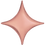 Thumbnail: Rose Gold Star Points (2 sizes)