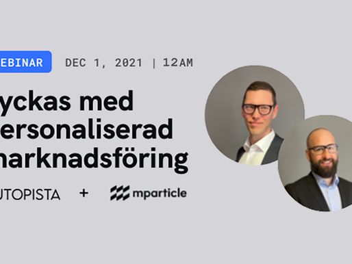 Webinar: Lyckas med personaliserad marknadsföring
