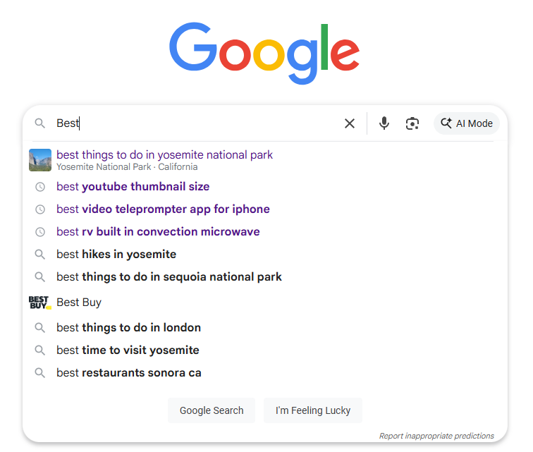 We Search Google
