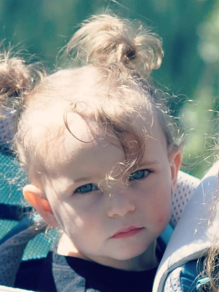 Cute staring baby