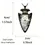 Miniatura: Collar amuleto lobo blanco