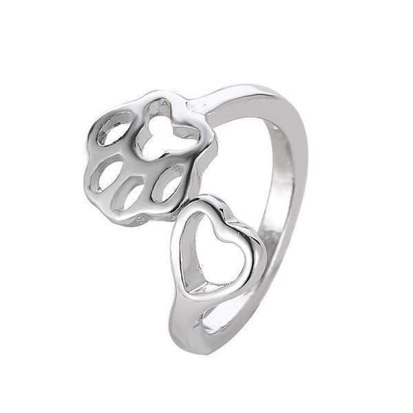 Miniatura: Anillo patita de perro