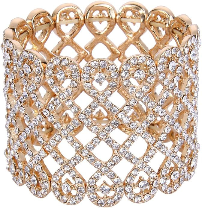 Miniatura: Brazalete elástico con cristales