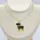Miniatura: Collar de moda perrito Rottweiller cristales zirconia cúbica