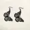 Miniatura: Aretes colgantes de mariposa negra