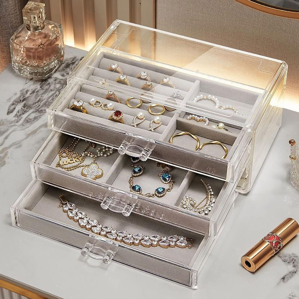 Miniatura: Organizador para joyería con 5 cajones