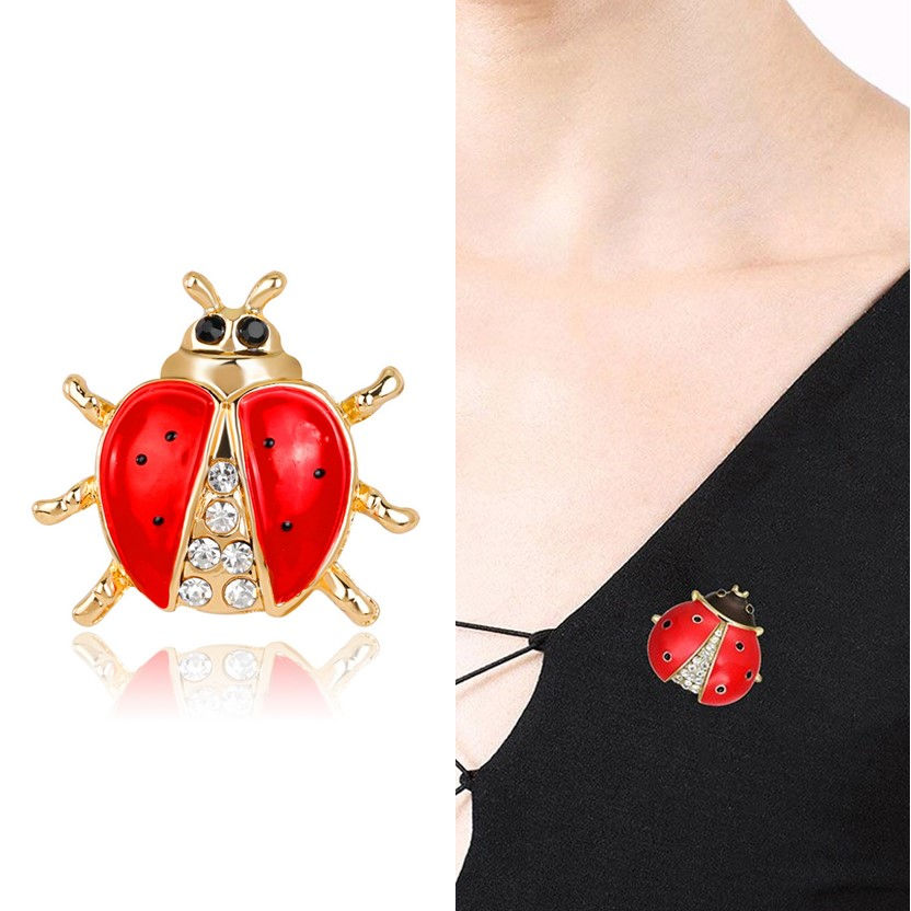 Thumbnail: Broche catarina con cristales zirconia