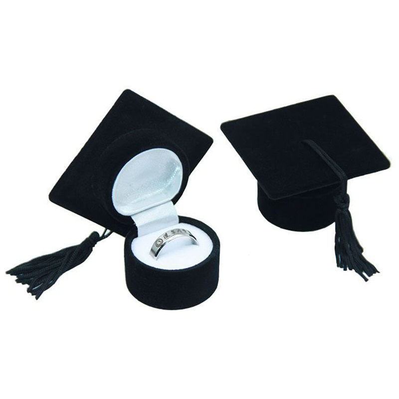 Miniatura: Graduación estuche de terciopelo para anillo