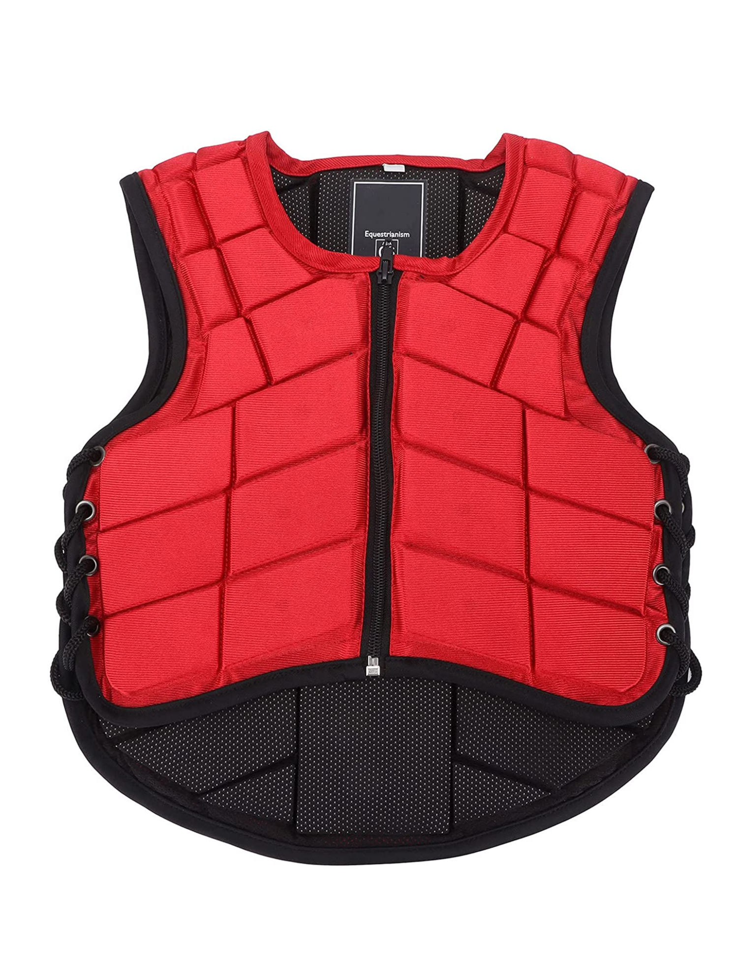 Chaleco de seguridad articulado para equitación kids red Chan’s