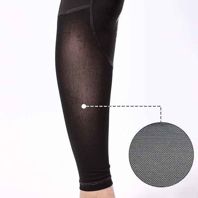 Miniatura: Leggings para dama con grip y malla ventilada Harrison Howard black
