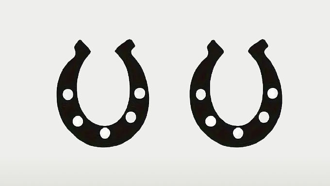 Aretes herradura black