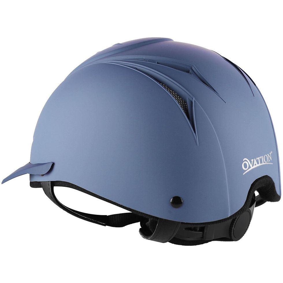 Miniatura: Casco de equitación Ovation Deluxe Schooler blue